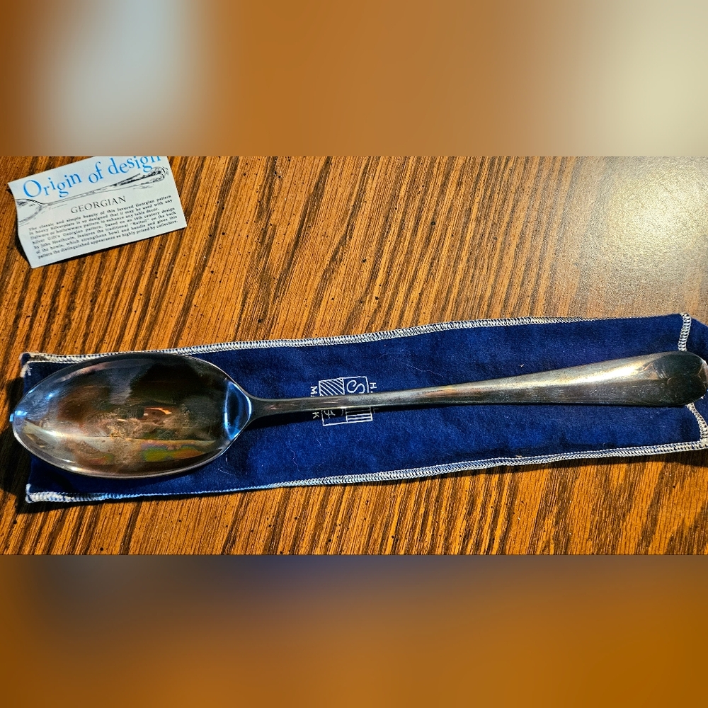 Vintage Hall Mark Silver Guild Serving Spoon